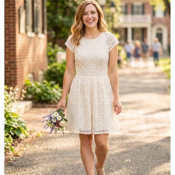 HM Dresses & Skirts - Lace SummerDress For Women Size S HM